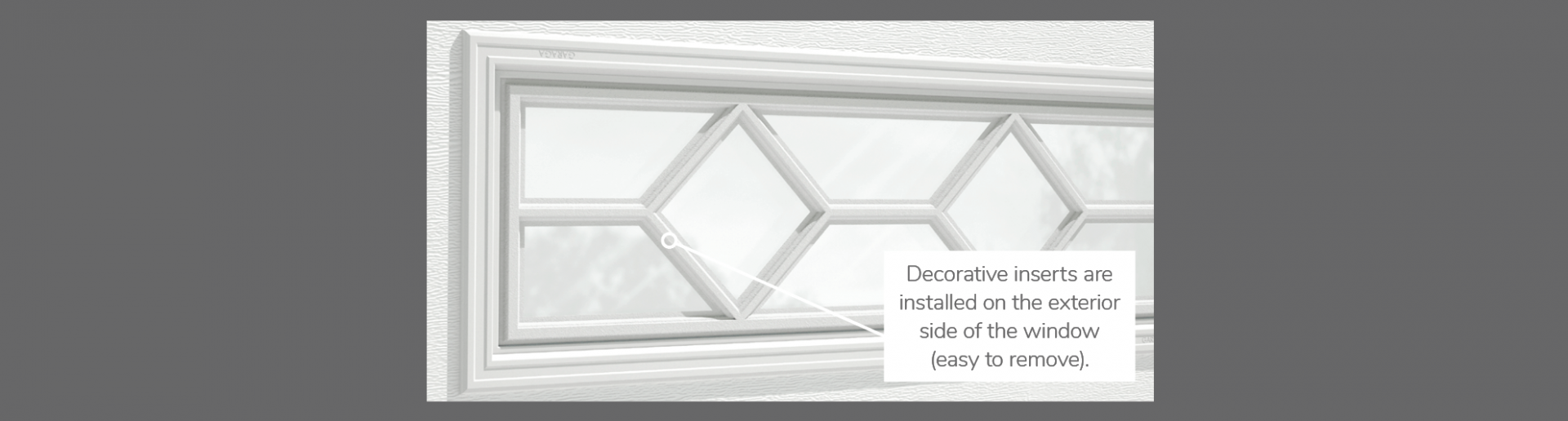 Waterton Decorative Insert, 21" x 13" and 40" x 13", available for door R-16, R-12